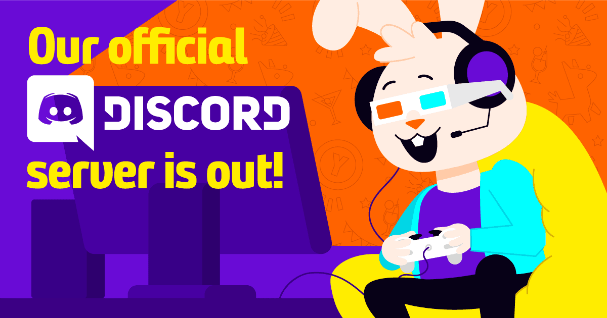 Our official Discord server is out! (+ new stickers)